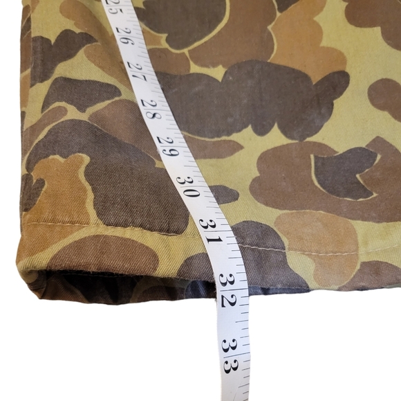 Columbia Goretex Men's Snow Duck Camo Overall Bib Pants Size Large Vintage - Picture 13 of 13